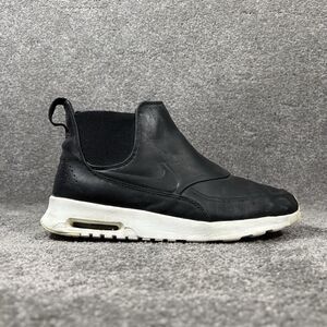 Nike Air Max Thea 859550-001 Women's Size 10 Black Mid Leather Pull On Boot Used